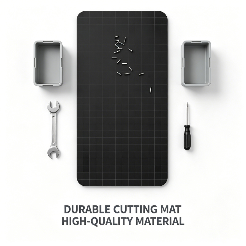 Bar Mat Rubber - Isıya Dayanıklı Manyetik Silikon Çalışma Matı,