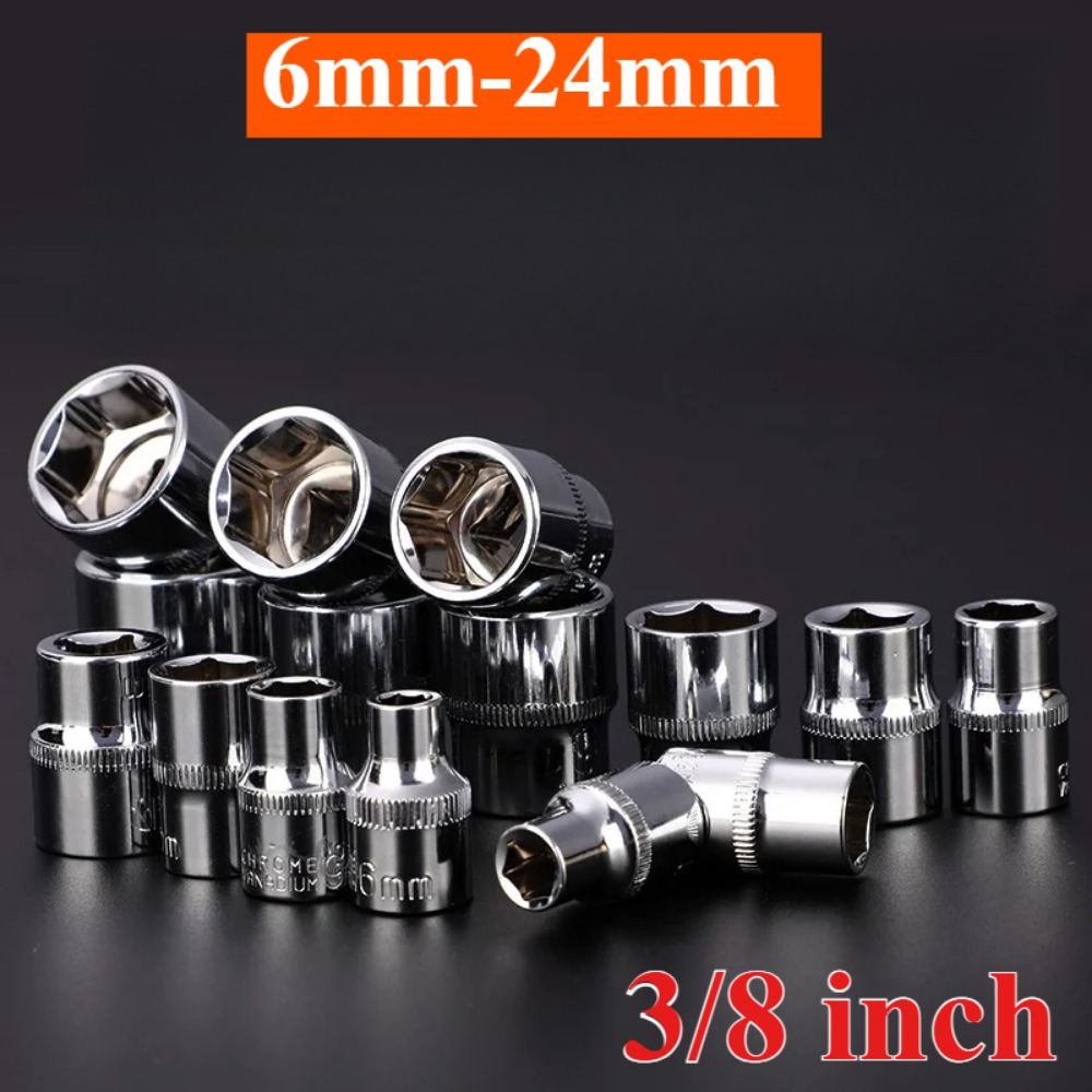 Home Bar Supplies - 3/8 Kısa Soket 6-24mm Dış Altıgen