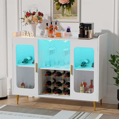Home Bar And Cabinet - Elektrik Çıkışlı ve LED Işıklı İçki