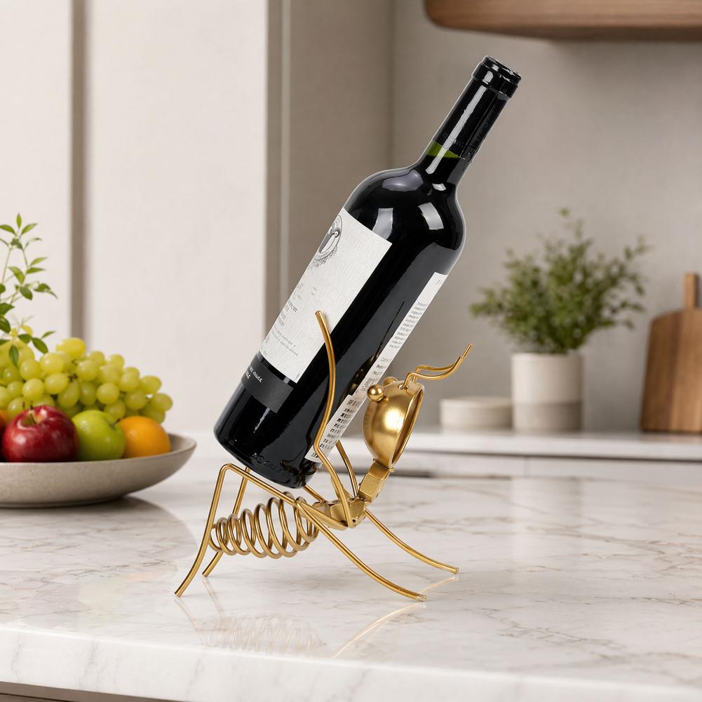 Home Bar Stand - Sağlam Metal Şarap Standı Benzersiz Şarap