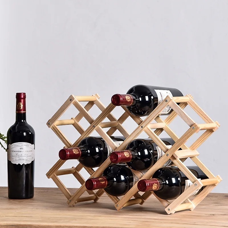 Home Bar Shelf - İstiflenebilir Şarap Depolama Rafları 3, 5,