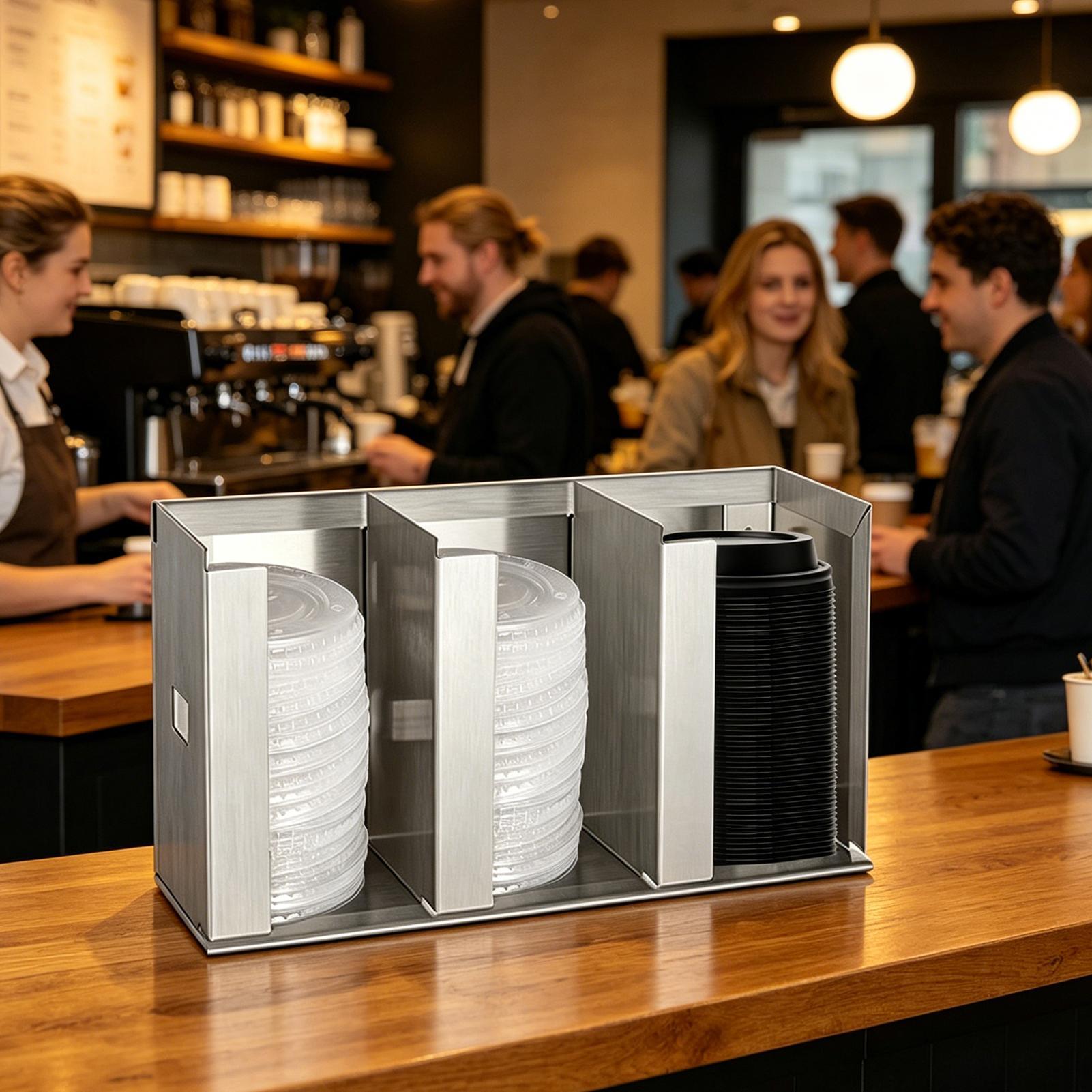 Home Bar And Coffee - Fincan ve Kapak Tutucu Paslanmaz Çelik