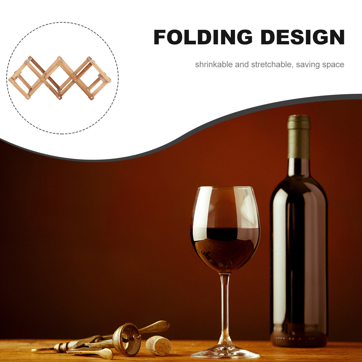 1 Adet Ahşap Petek Şeklinde Şa - Home Bar Stand incelemesi ve fiyatı