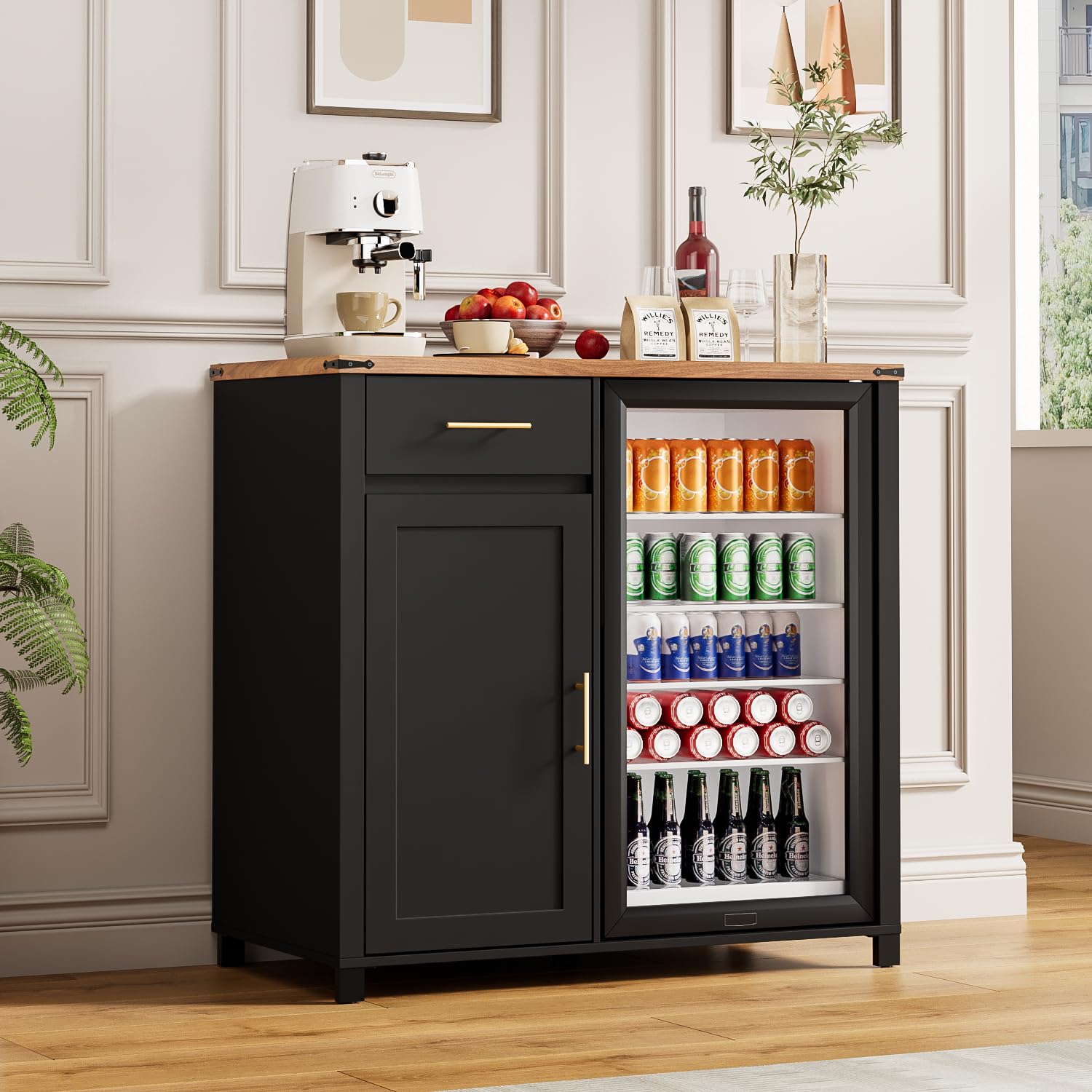 39 inç Buzdolabı Alanlı Kahve  - Home Bar And Fridge incelemesi ve fiyatı