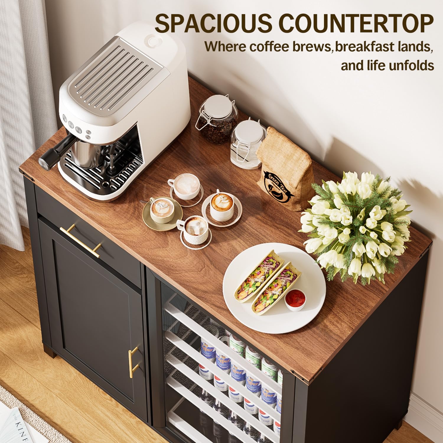 39 inç Buzdolabı Alanlı Kahve  - Home Bar And Fridge incelemesi ve fiyatı