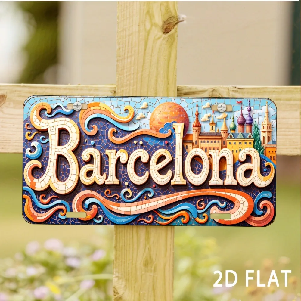 2D Düz, Barcelona Tabelası - D - Home Barcelona incelemesi ve fiyatı