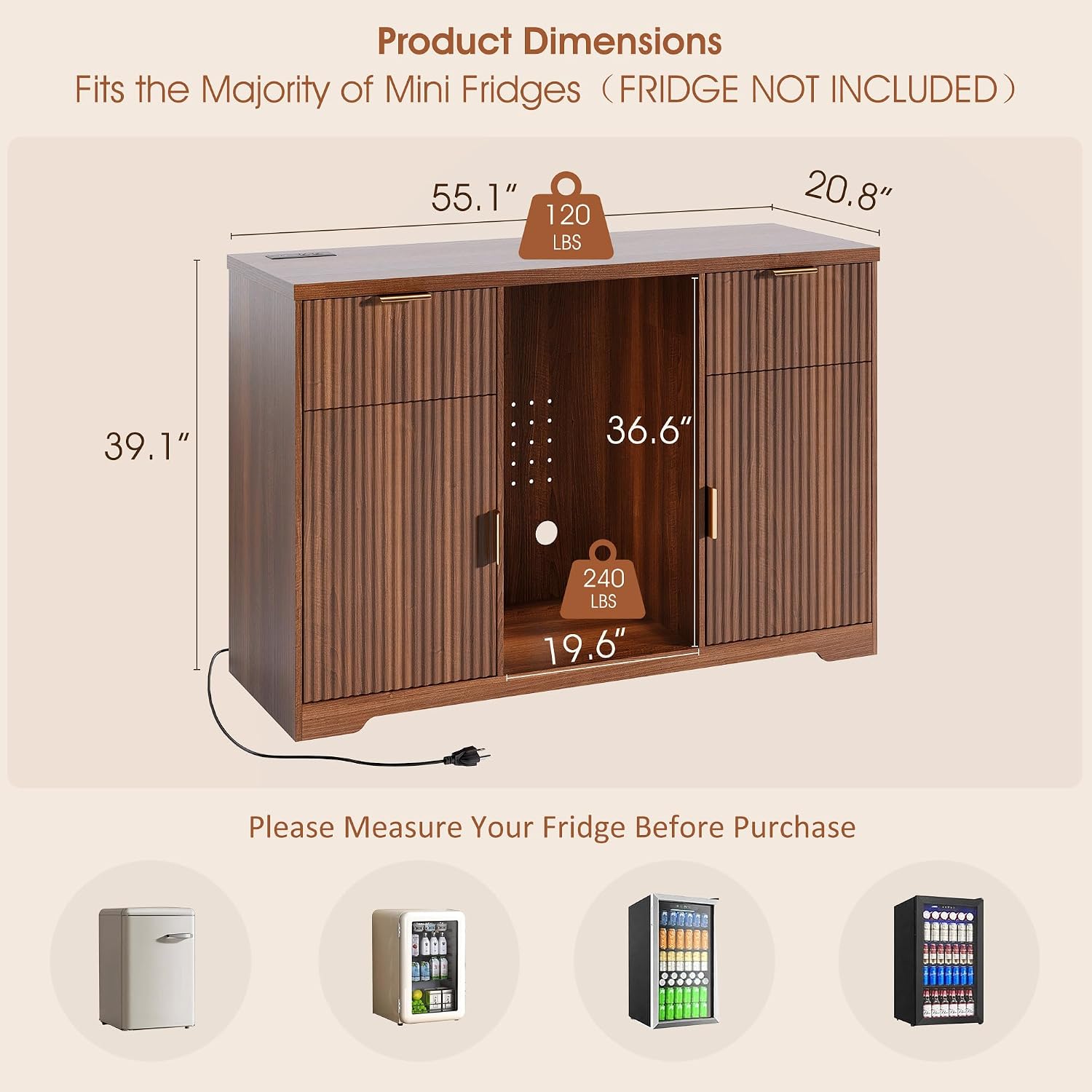 55 inç Kahve Barı Dolabı, Şarj - Home Bar And Fridge incelemesi ve fiyatı