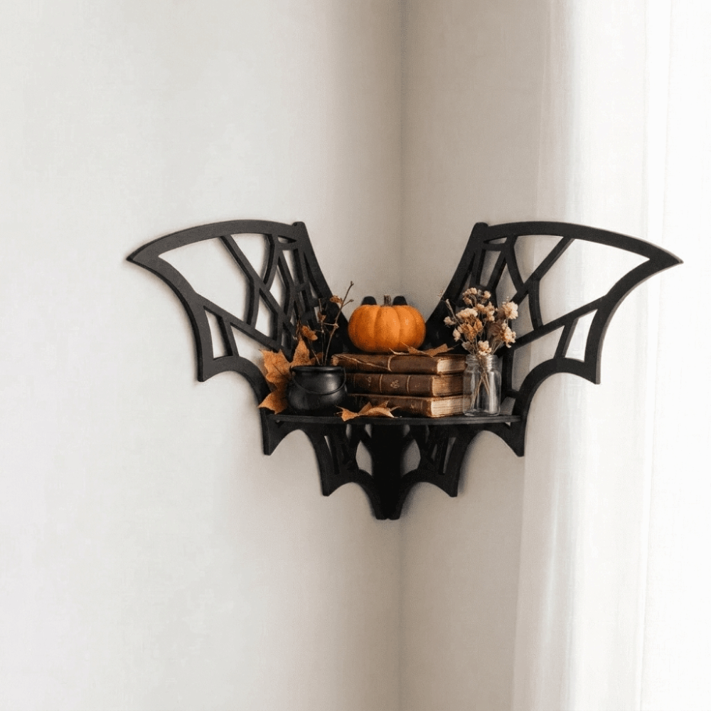 Ahşap Köşe Rafı Oyuk Desenli D - Home Bar Shelf incelemesi ve fiyatı