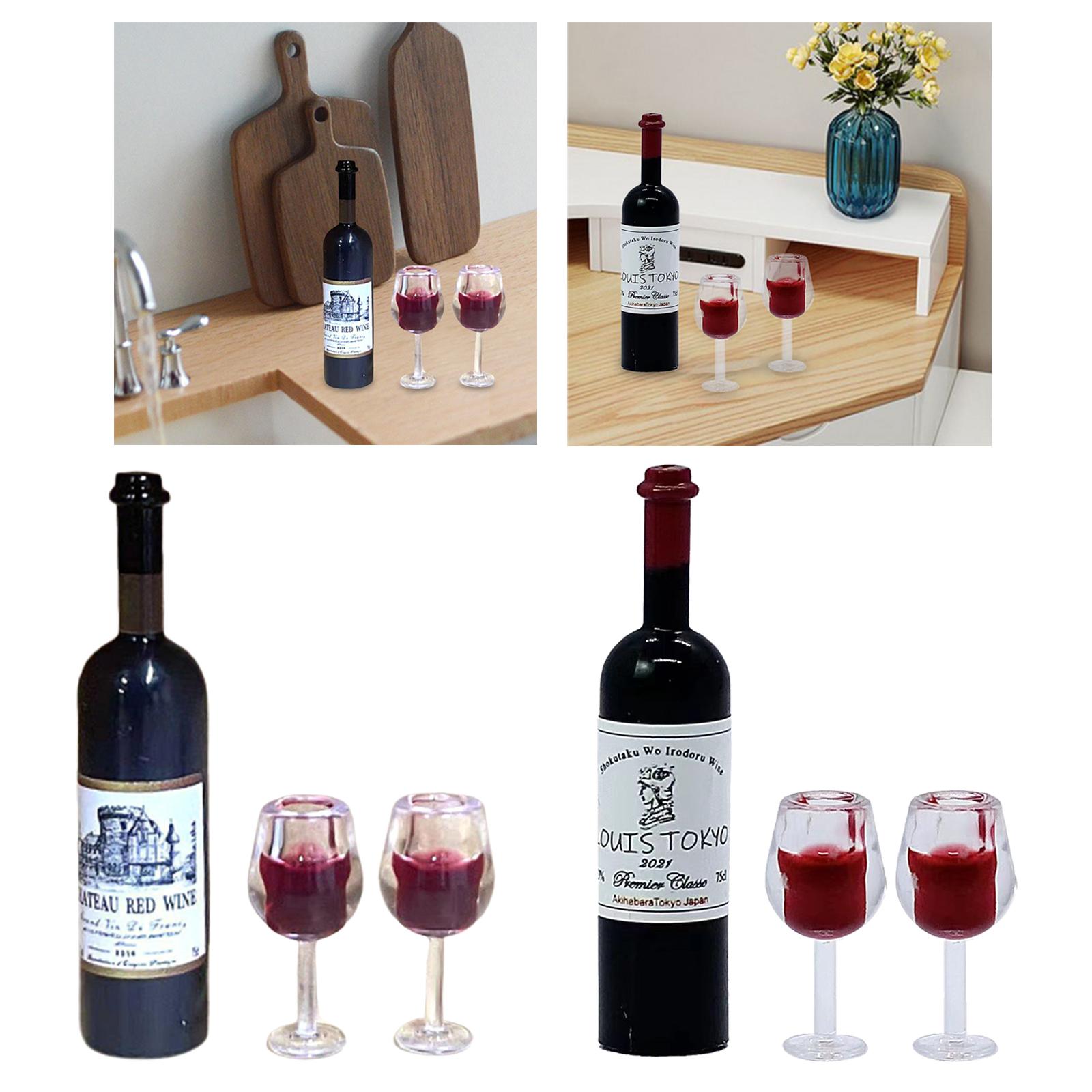 1/12 Ölçekli Dollhouse şarap ş - Home Bar Supplies incelemesi ve fiyatı