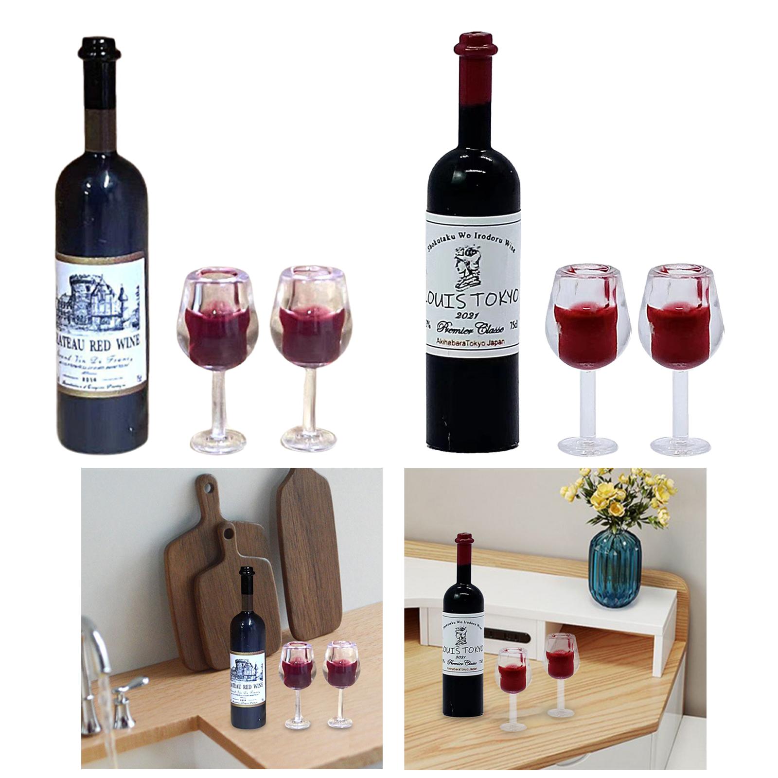 1/12 Ölçekli Dollhouse şarap ş - Home Bar Supplies incelemesi ve fiyatı