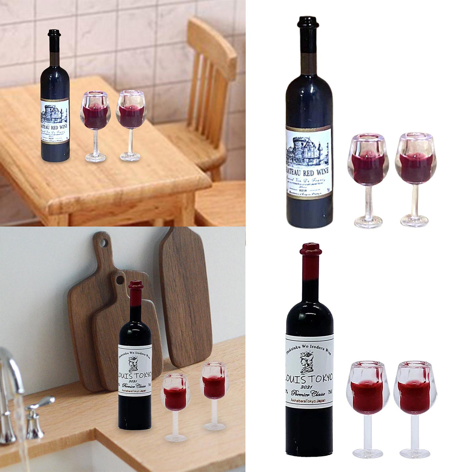1/12 Ölçekli Dollhouse şarap ş - Home Bar Supplies incelemesi ve fiyatı